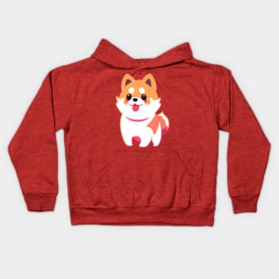 Cute chibi doggo Kids Hoodie